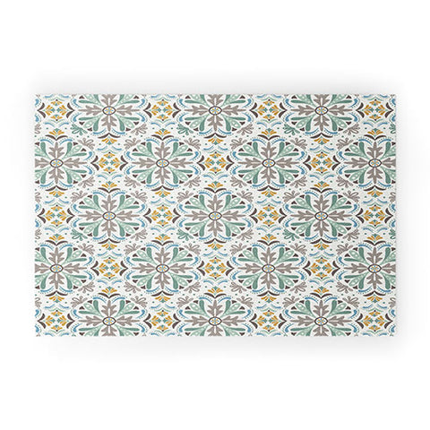 Heather Dutton Andalusia Ivory Mist Welcome Mat