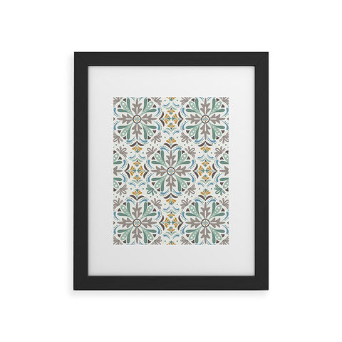Heather Dutton Andalusia Ivory Mist Framed Art Print