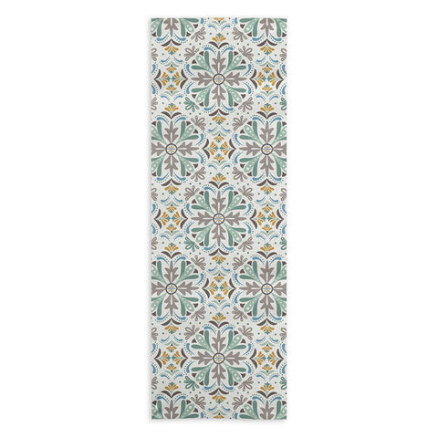 Heather Dutton Andalusia Ivory Mist Yoga Towel