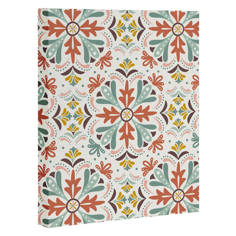 Heather Dutton Andalusia Ivory Sun Art Canvas