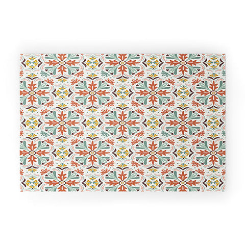 Heather Dutton Andalusia Ivory Sun Welcome Mat
