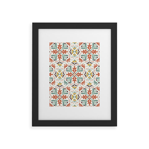 Heather Dutton Andalusia Ivory Sun Framed Art Print