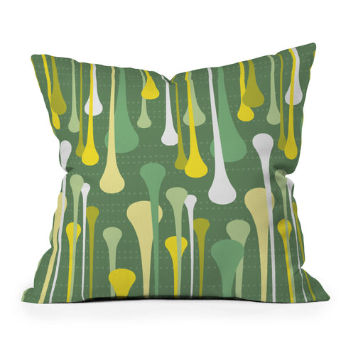 Heather Dutton Droplets Outdoor Throw Pillow