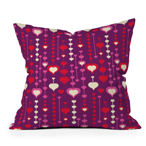 Heather Dutton Falling In Love Outdoor Throw Pillow