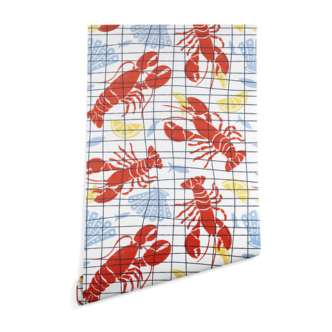 Heather Dutton Fresh Catch Summer Lobster Wallpaper