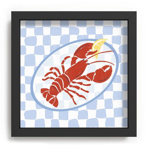 Heather Dutton Fresh Lobster I Recessed Framing Square