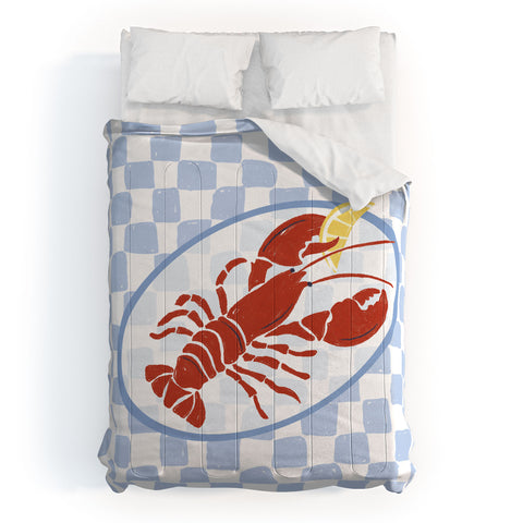 Heather Dutton Fresh Lobster I Comforter