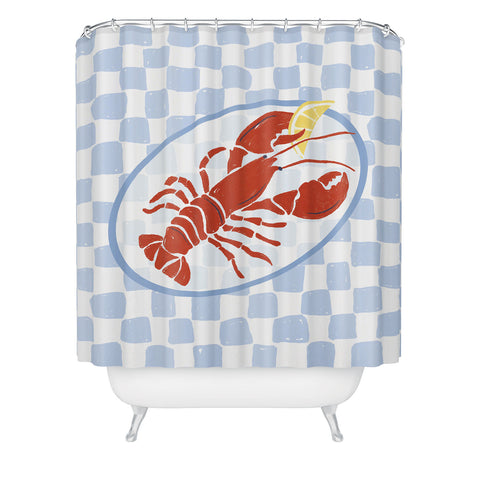 Heather Dutton Fresh Lobster I Shower Curtain