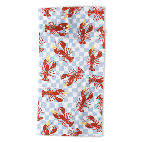 Heather Dutton Fresh Lobster I Beach Towel
