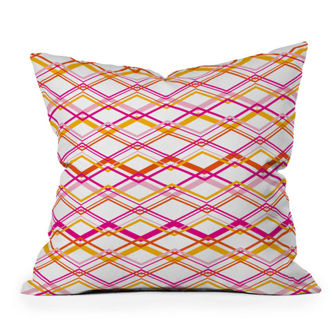 Heather Dutton Intersection Bright Outdoor Throw Pillow