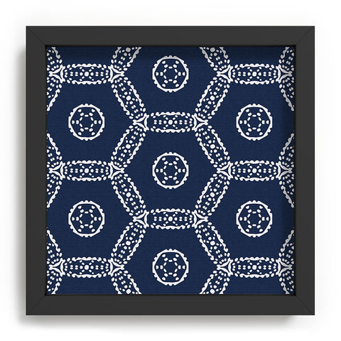 Heather Dutton Madina Navy Recessed Framing Square