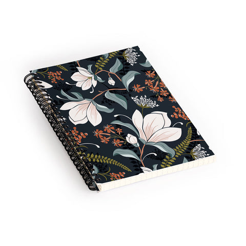 Heather Dutton Magnolia Plantation Midnight Spiral Notebook