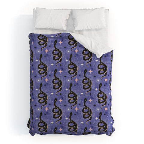 Heather Dutton Slither Through The Stars Very Duvet Cover