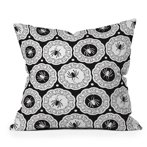 Heather Dutton Spiders Delight Outdoor Throw Pillow