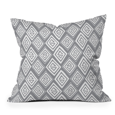 Heather Dutton Study in Gray Outdoor Throw Pillow