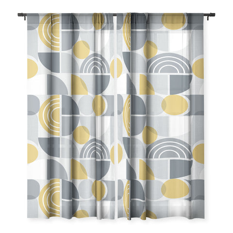 Heather Dutton Trailway Grey Goldenrod Sheer Non Repeat