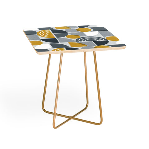 Heather Dutton Trailway Grey Goldenrod Side Table