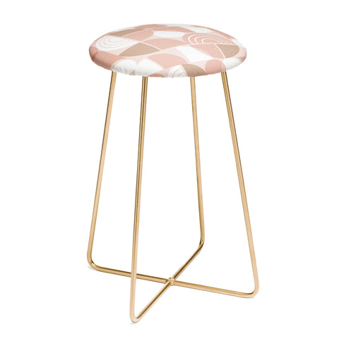 Heather Dutton Trailway Pink Clay Counter Stool