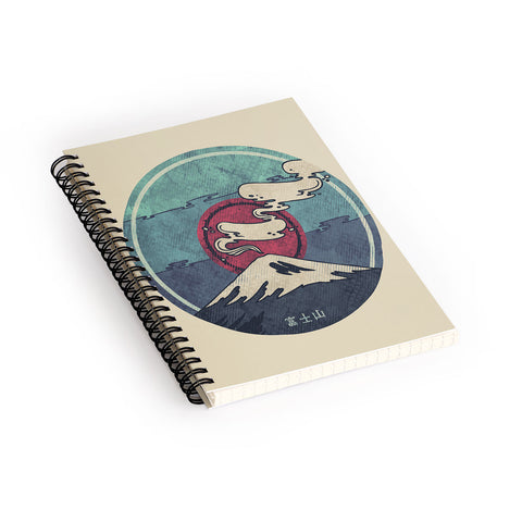 Hector Mansilla Fuji Spiral Notebook