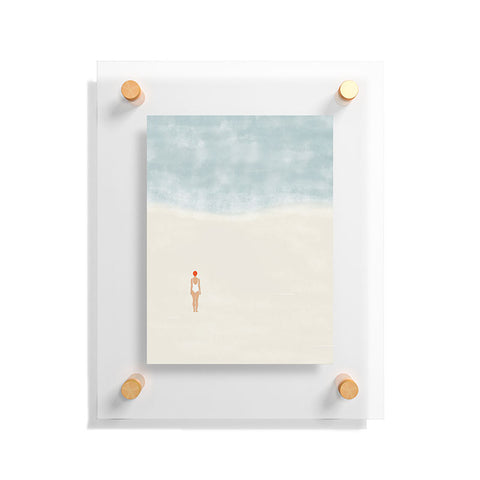 Hello Twiggs Alone with the sea Floating Acrylic Print