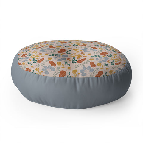 Hello Twiggs Colourful Fall Floor Pillow Round