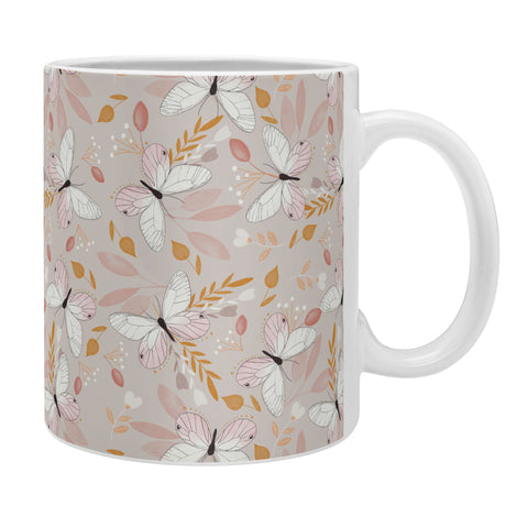 Hello Twiggs Floral Butterfly Coffee Mug