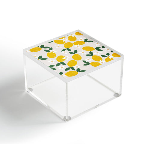 Hello Twiggs Lemons and Flowers Acrylic Box