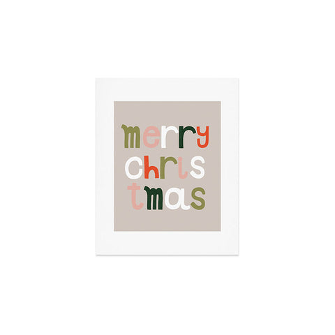 Hello Twiggs Merry Merry Christmas Art Print