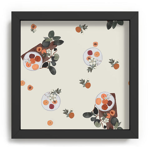 Hello Twiggs Peaches and Flowers Recessed Framing Square