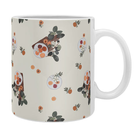 Hello Twiggs Peaches and Flowers Coffee Mug