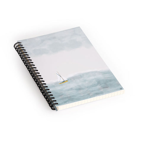 Hello Twiggs Sailing in the Atlantic Spiral Notebook