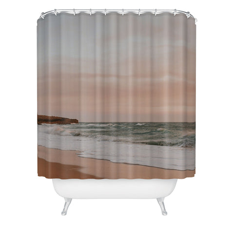 Hello Twiggs Soothing Waves Shower Curtain