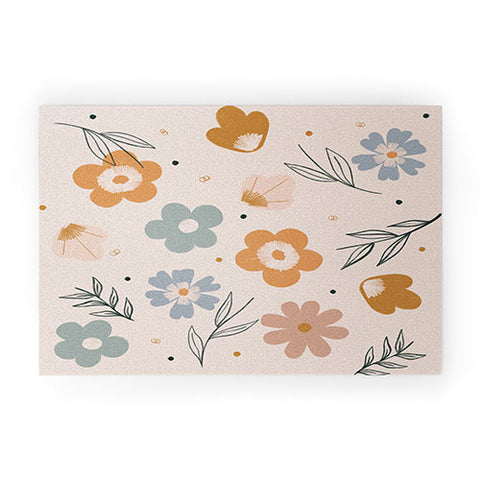 Hello Twiggs Spring Florals Welcome Mat