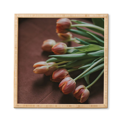 Hello Twiggs Terracotta Tulips Framed Wall Art