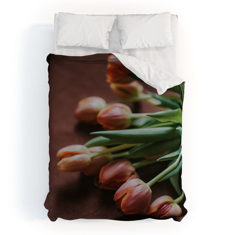 Hello Twiggs Terracotta Tulips Duvet Cover