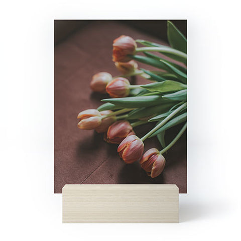 Hello Twiggs Terracotta Tulips Mini Art Print