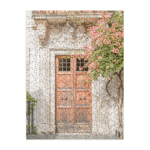 Henrike Schenk - Travel Photography Floral Entry In Rome Door Puzzle