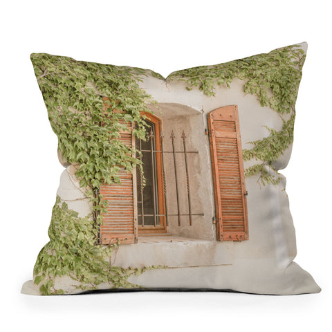 Henrike Schenk - Travel Photography French Window Shutters Photo Throw Pillow