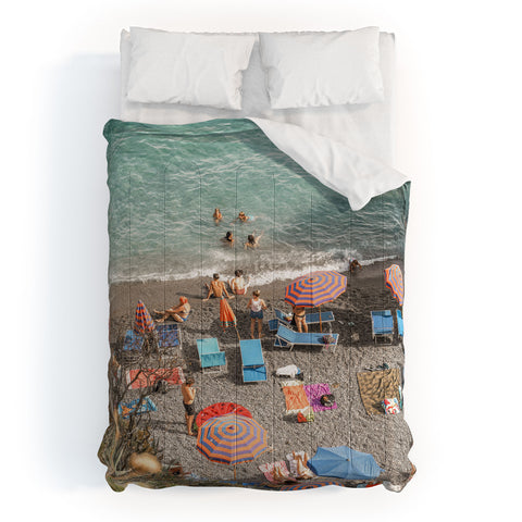 Henrike Schenk - Travel Photography Summer Afternoon in Positano Comforter