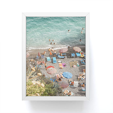 Henrike Schenk - Travel Photography Summer Afternoon in Positano Framed Mini Art Print