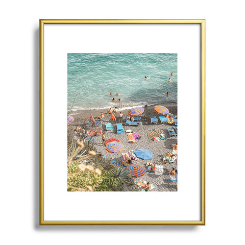 Henrike Schenk - Travel Photography Summer Afternoon in Positano Metal Framed Art Print