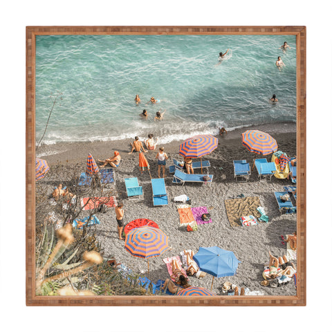 Henrike Schenk - Travel Photography Summer Afternoon in Positano Square Tray