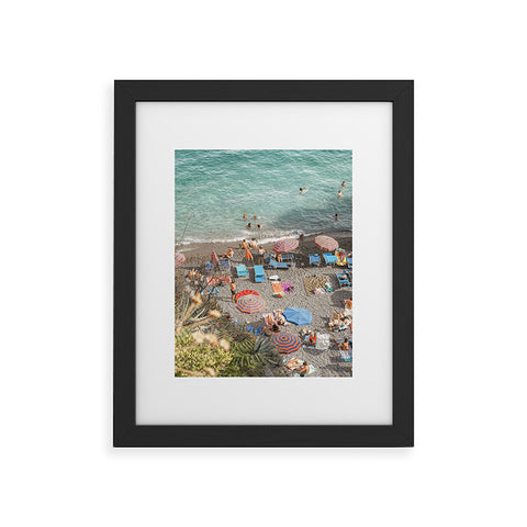 Henrike Schenk - Travel Photography Summer Afternoon in Positano Framed Art Print