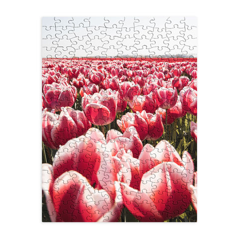 Henrike Schenk - Travel Photography Tulip Field In Holland Floral Puzzle