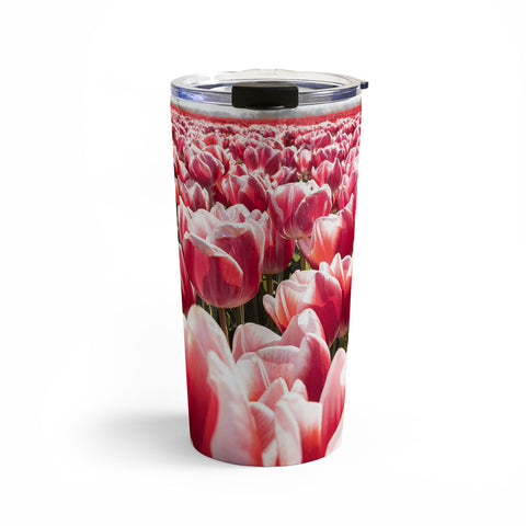 Henrike Schenk - Travel Photography Tulip Field In Holland Floral Travel Mug
