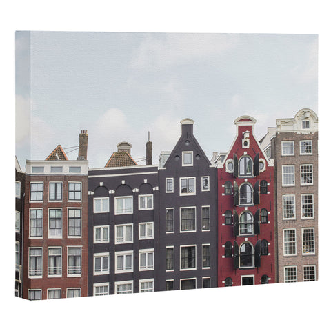 Henrike Schenk - Travel Photography Typical Houses Of Amsterdam Art Canvas