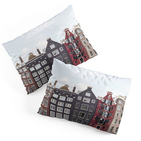 Henrike Schenk - Travel Photography Typical Houses Of Amsterdam Pillow Shams