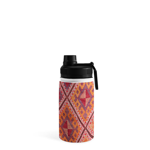 Henrike Schenk - Travel Photography Woven Carpet Red and Orange Water Bottle