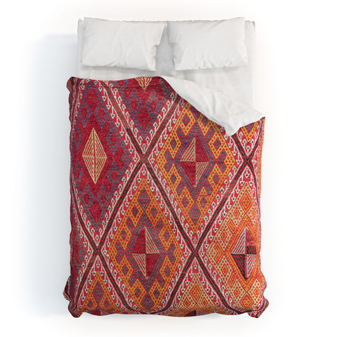 Henrike Schenk - Travel Photography Woven Carpet Red and Orange Duvet Cover