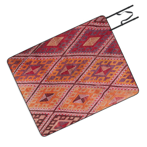 Henrike Schenk - Travel Photography Woven Carpet Red and Orange Picnic Blanket